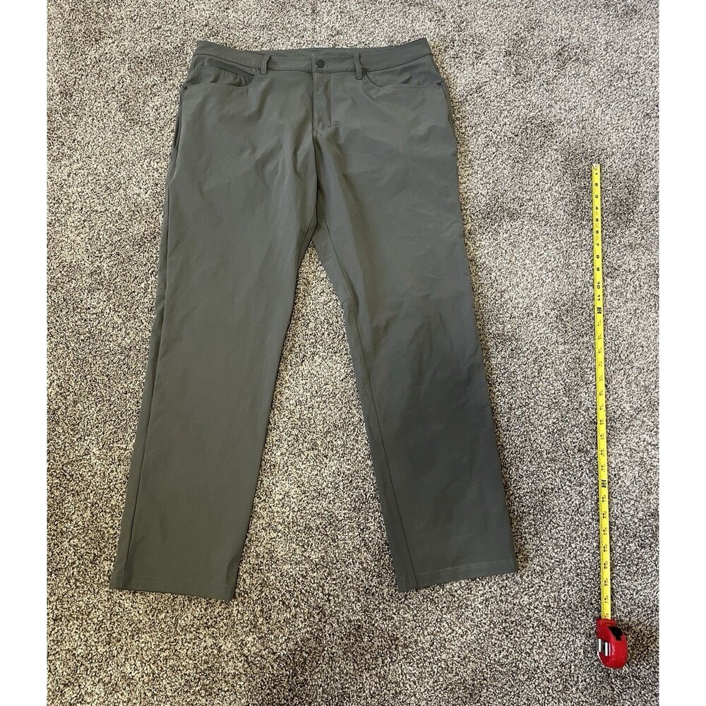 Lululemons Pants Mens 38 grey ABC 5 pocket chino 38x32
